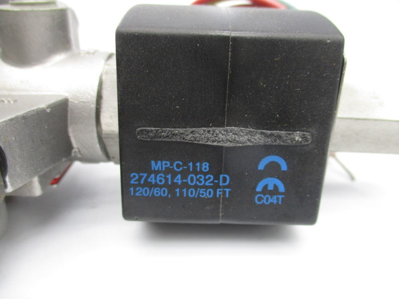 ASCO EV8316G82V 110/120V 15-150PSI 3/8" NSMP
