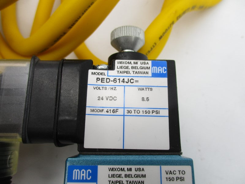 MAC 55B-22-PE-614JC 24VDC 30-150PSI NSNP