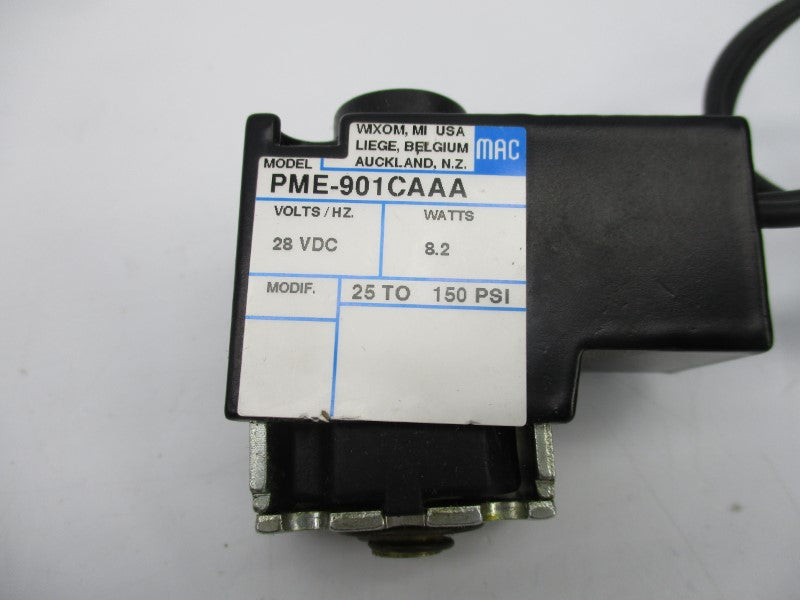 MAC PME-901CAAA 28VDC 25-150PSI (AS PICTURED) NSNP