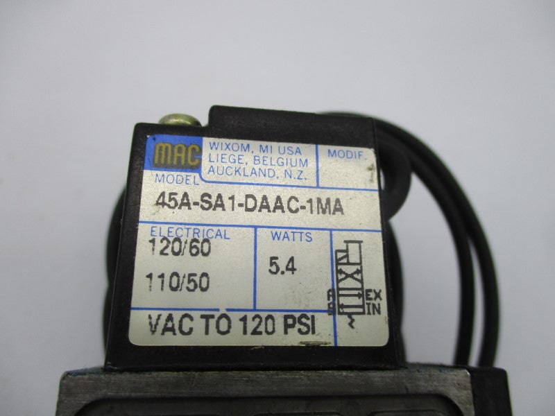 MAC 45A-SA1-DAAC-1MA 110/120V 120PSI NSNP