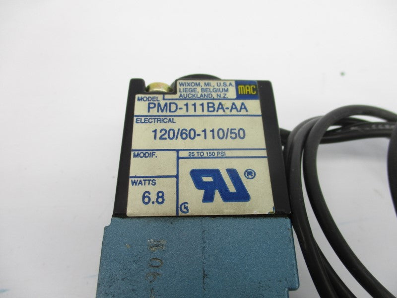 MAC PMD-111BA-AA 110/120V 25-150PSI UNMP