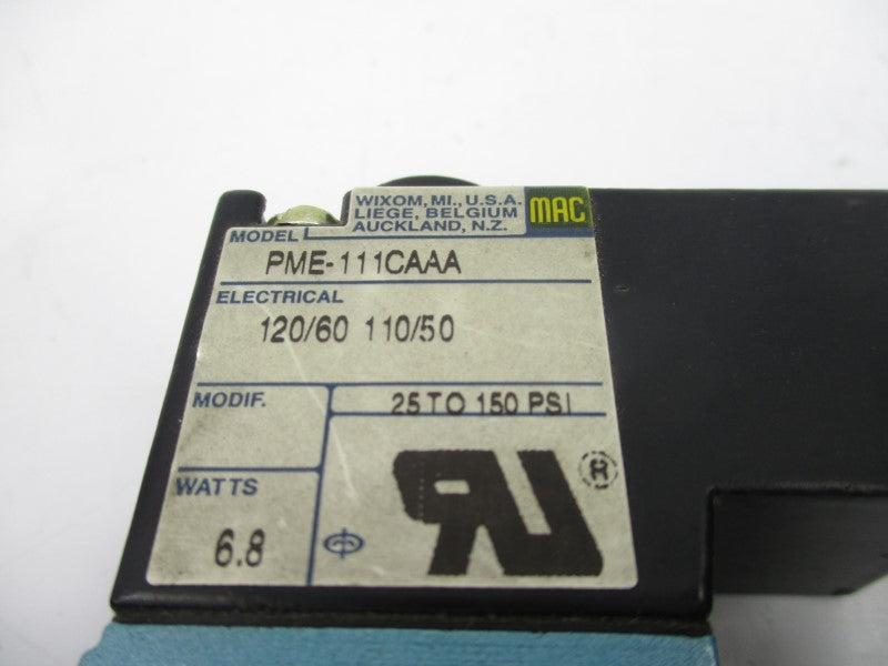 MAC PME-111CAAA 110/120V 25-150PSI UNMP