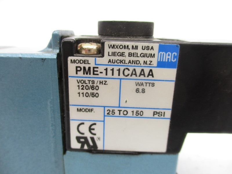 MAC 812C-PM-111CA-112 110/120V 25-150PSI UNMP