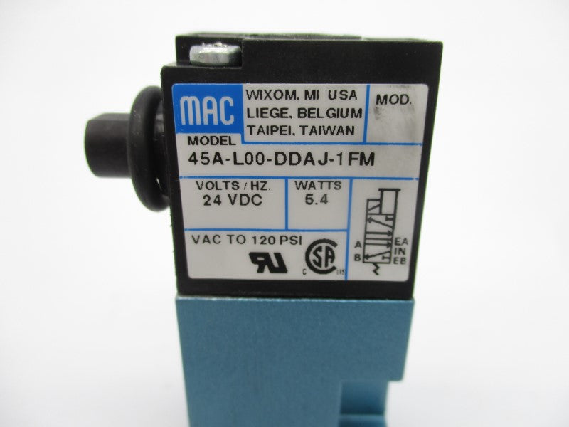 MAC 45A-L00-DDAJ-1FM 24VDC 120PSI NSNP