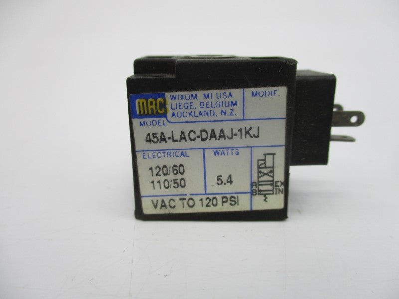 MAC 45A-LAC-DAAJ-1KJ 110/120V 120PSI (AS PICTURED) UNMP