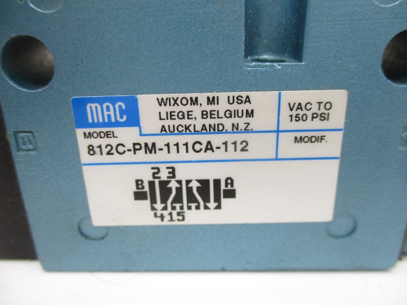 MAC 812C-PM-111CA-112 150PSI (AS PICTURED) NSNP