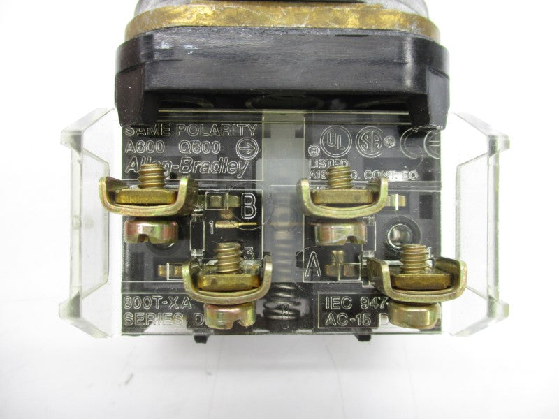 ALLEN BRADLEY 800T-A2A SER. T 600V (AS PICTURED) (WH) NSMP