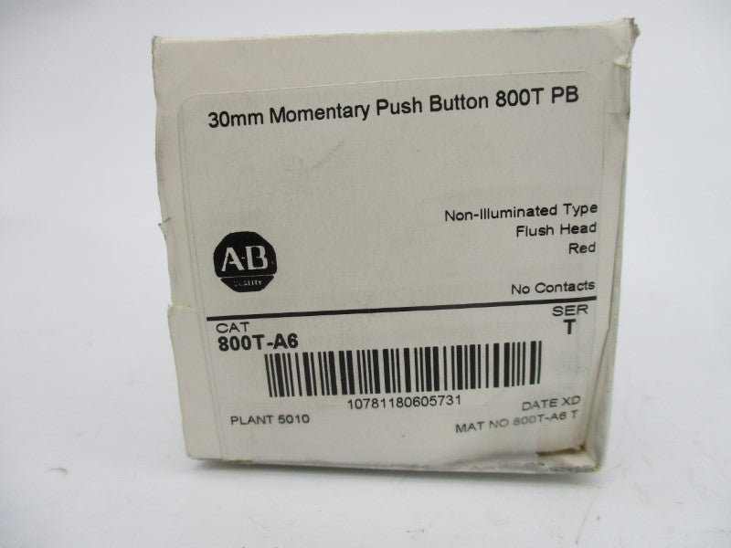 ALLEN BRADLEY 800T-A6 SER. T (WH) NSMP