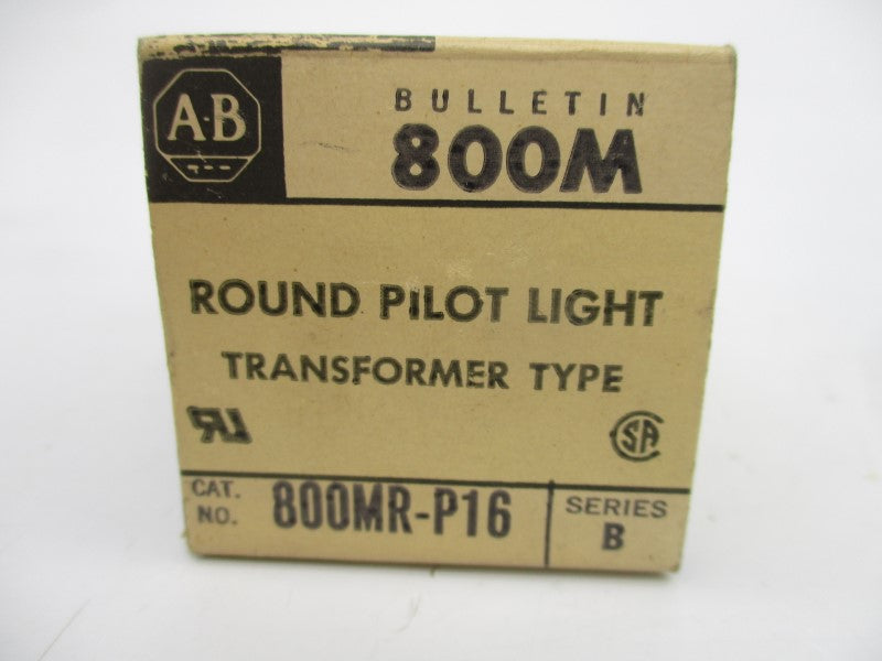 ALLEN BRADLEY 800MR-P16 SER. B 110/120V (BK/YL) NSMP