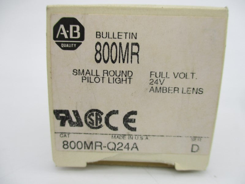 ALLEN BRADLEY 800MR-Q24A SER. D 24V (WH) NSMP