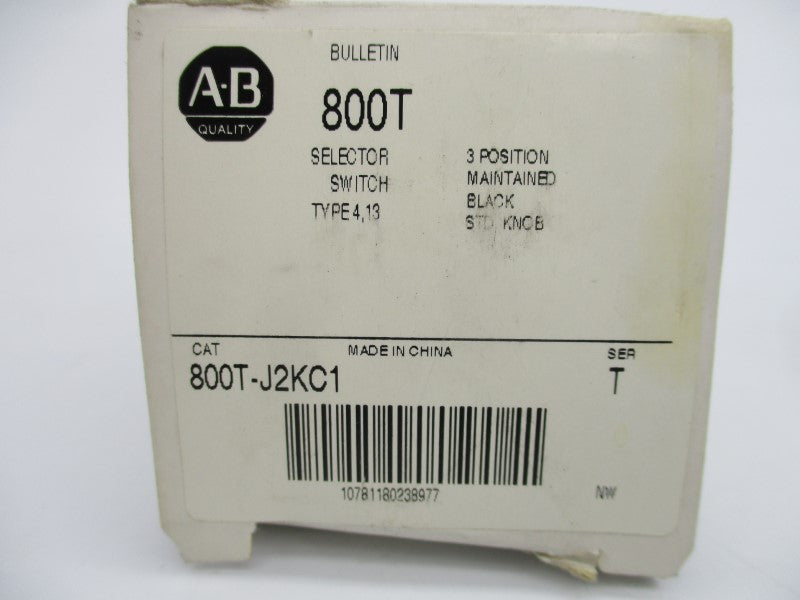 ALLEN BRADLEY 800T-J2KC1 SER. T (WH) NSMP
