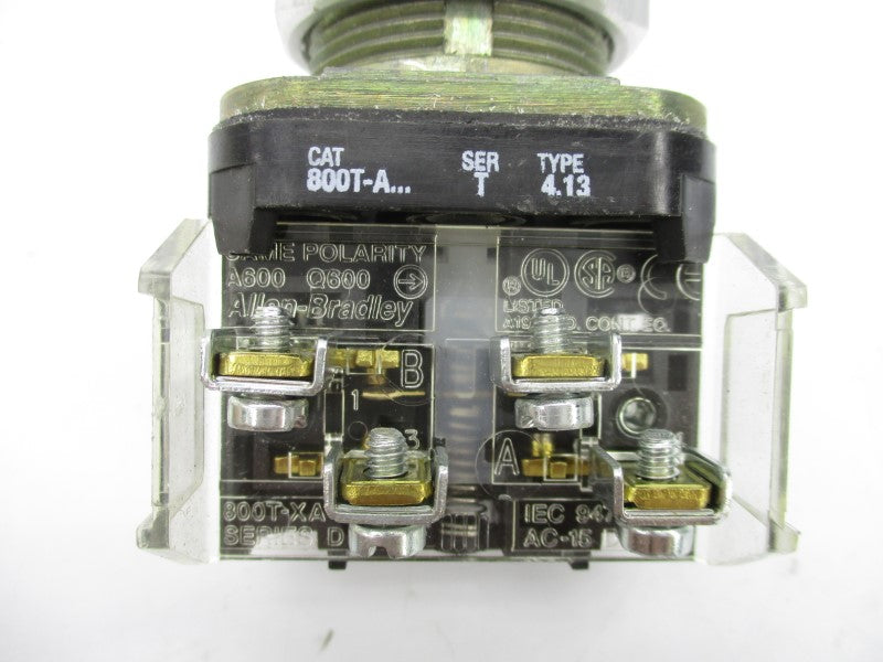 ALLEN BRADLEY 800T-A2A SER. T 600V (AS PICTURED1) (WH) NSMP