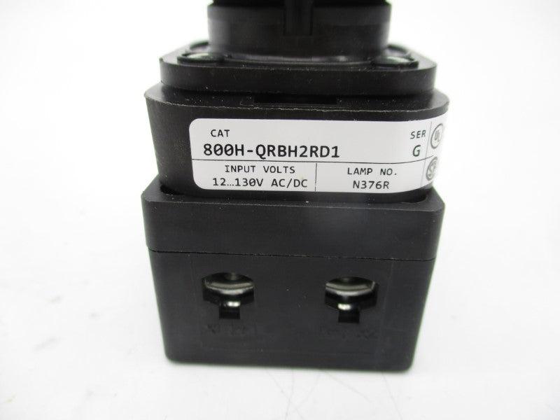 ALLEN BRADLEY 800H-QRBH2RD1 SER. G 12-130VAC/DC (WH) NSMP