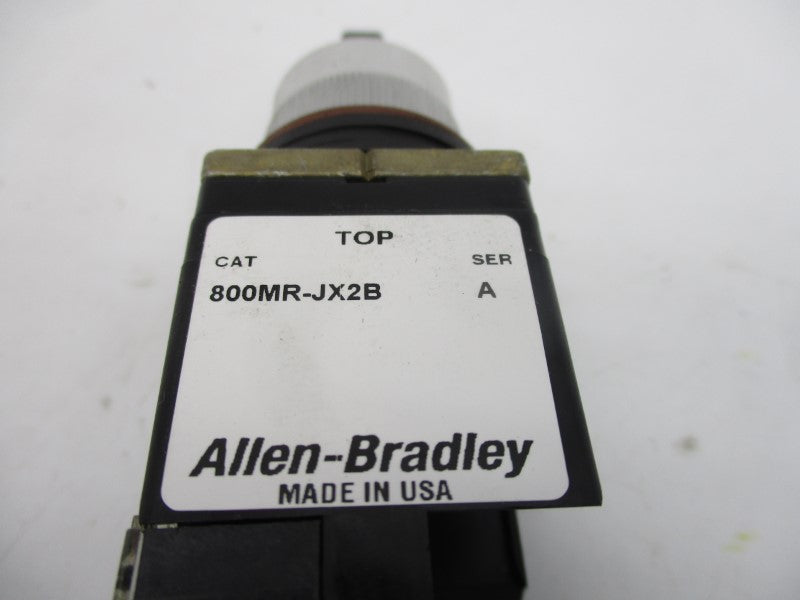 ALLEN BRADLEY 800MR-JH2BLA SER. C 300VAC (GY/BL) NSMP