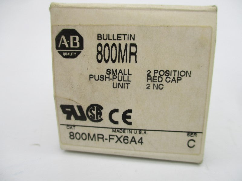ALLEN BRADLEY 800MR-FX6A4 SER. C 600VAC (WH) NSMP