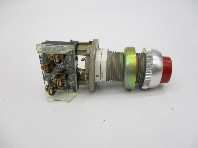 ALLEN BRADLEY 800H-BP6A SER. B 600VAC (BK/YL) NSMP