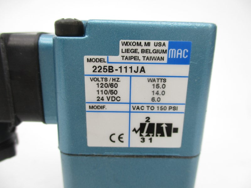 MAC 225B-111JA 110/120V 150PSI NSMP