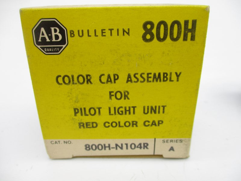 ALLEN BRADLEY 800H-N104R SER. A (BK/YL) NSMP