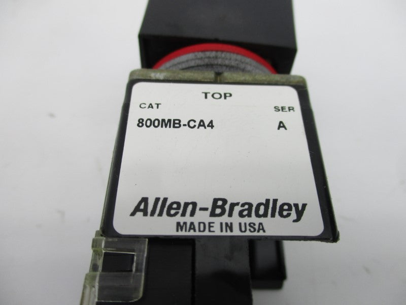 ALLEN BRADLEY 800MB-CA4D1K SER. A 300VAC (GY/BL) NSMP