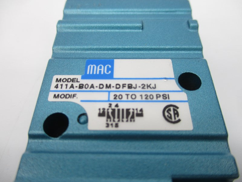 MAC 411A-B0A-DM-DFBJ-2KJ 24VDC 20-120PSI NSMP