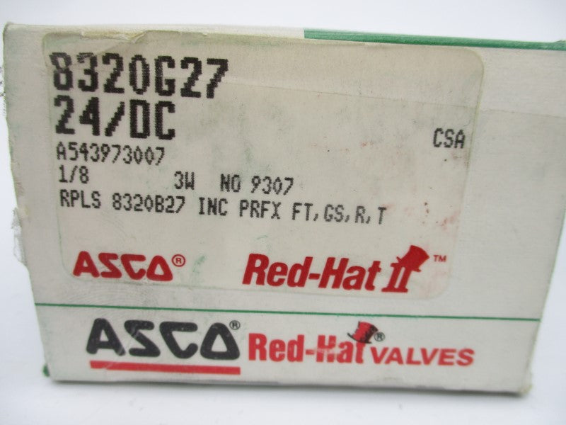 ASCO 8320G27 24VDC 125PSI 1/8" NSMP