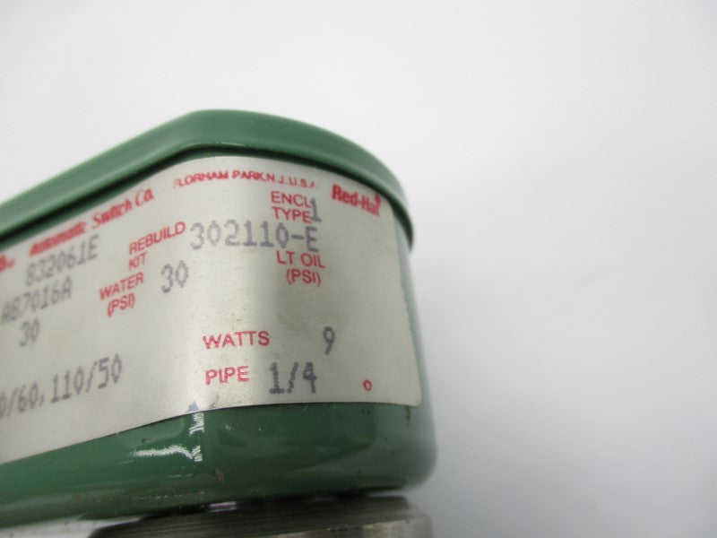 ASCO 832061E 110/120V 30PSI 1/4" NSMP