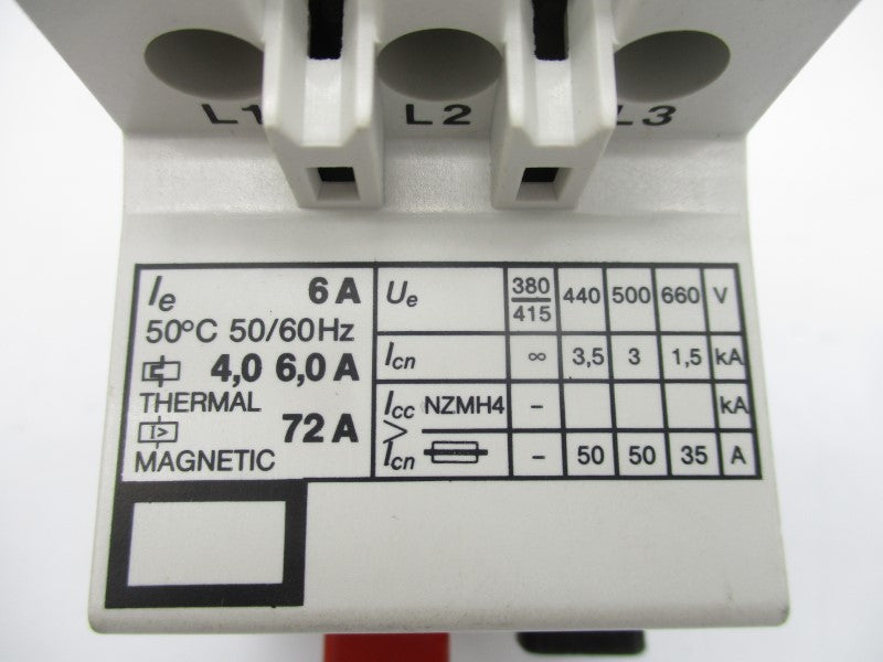 KLOCKNER MOELLER PKZM1-6 660V 4-6A NSMP