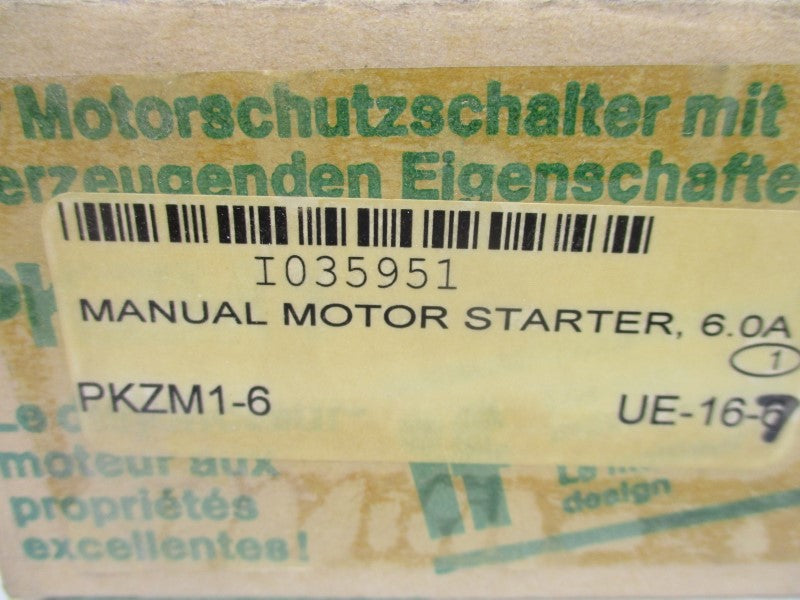 KLOCKNER MOELLER PKZM1-6 660V 4-6A NSMP