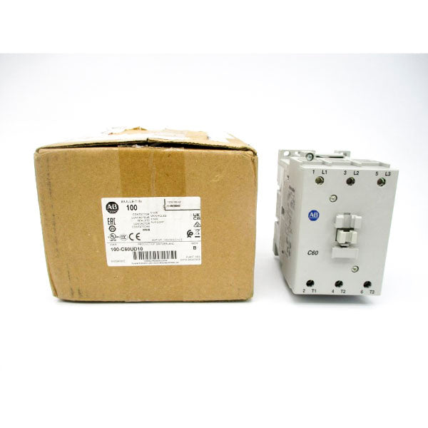 ALLEN BRADLEY 100-C60UD10 SER. B 110/120V (BR/WH) NSMP