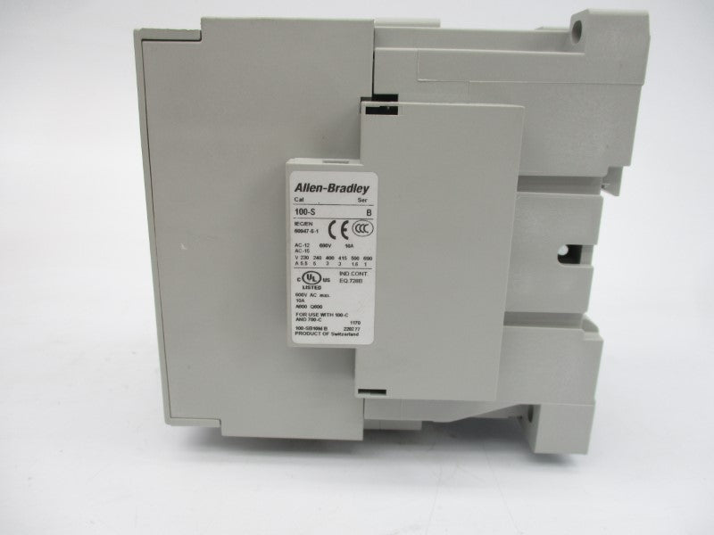 ALLEN BRADLEY 100-C60UD10 SER. B 110/120V (BR/WH) NSMP