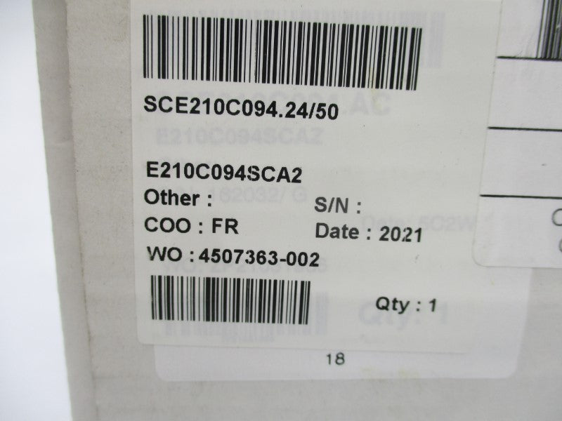 ASCO SCE210C094.24/50 9PSI 1/2" NSMP
