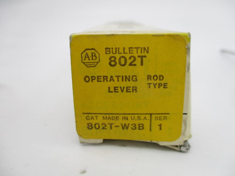 ALLEN BRADLEY 802T-W3B SER. 1 (BK/YL) NSMP