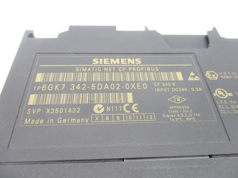 SIEMENS 6GK7342-5DA02-0XE0 24VDC 0.3A (AS PICTURED) UNMP