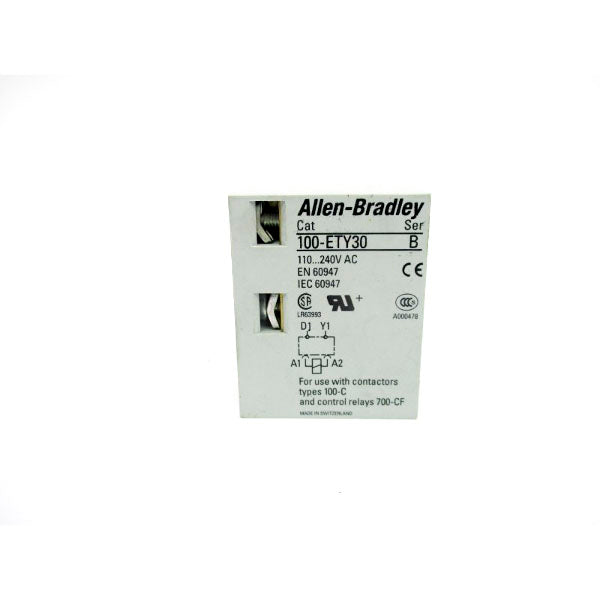ALLEN BRADLEY 100-ETY30 SER. B 110/240VAC 1-30S NSNP