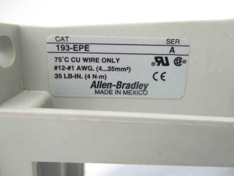 ALLEN BRADLEY 193-EPE SER. A NSNP