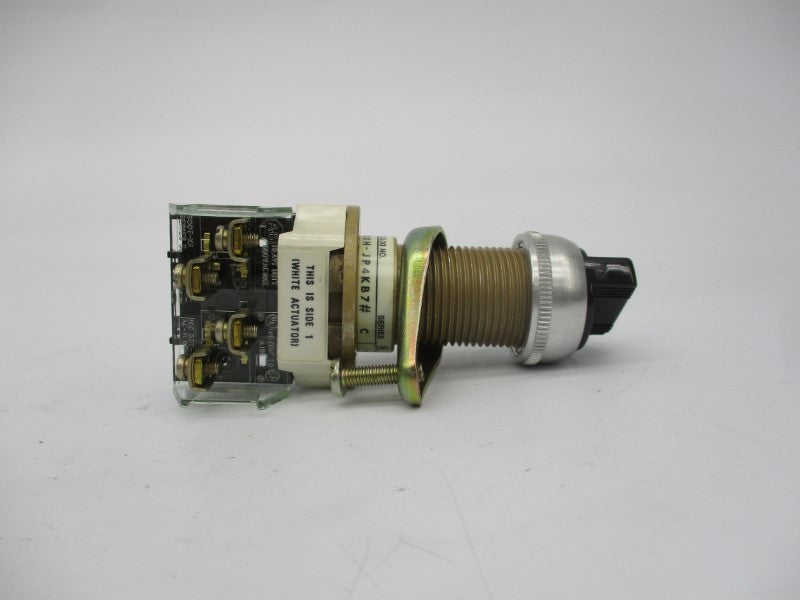 ALLEN BRADLEY 800H-JP4KB7AXXX SER. C 600VAC (BK/YL) NSMP