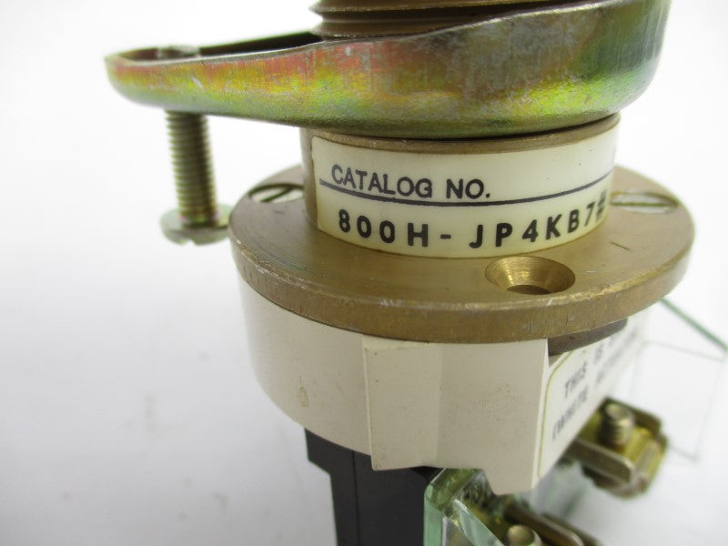 ALLEN BRADLEY 800H-JP4KB7AXXX SER. C 600VAC (BK/YL) NSMP