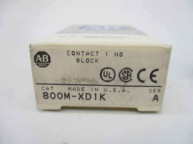 ALLEN BRADLEY 800M-XD1K SER. A 300VAC (GY/BL) NSMP