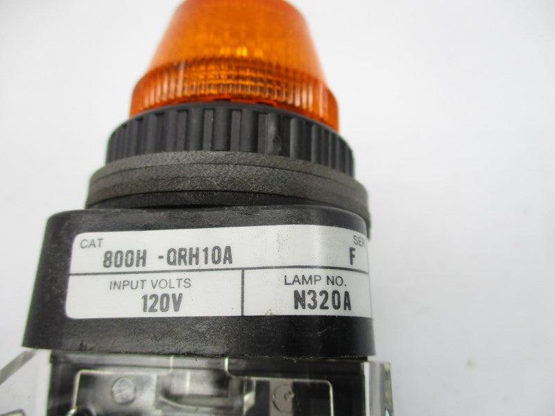 ALLEN BRADLEY 800H-QRH10A SER. F 120V (GY/BL) NSMP