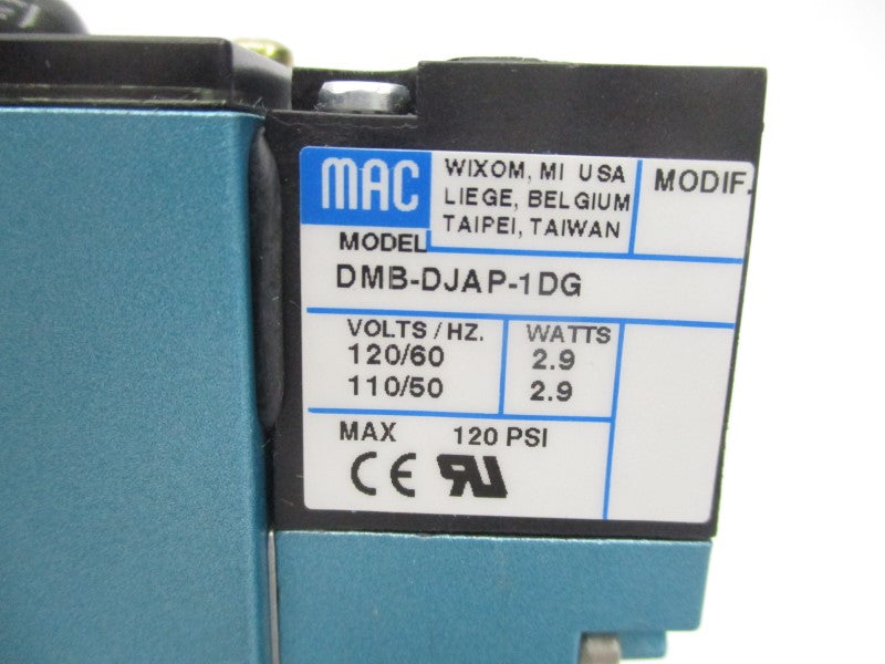MAC 92B-AAB-BJA-DM-DJAP-1DG 110/120V 20-120PSI NSMP