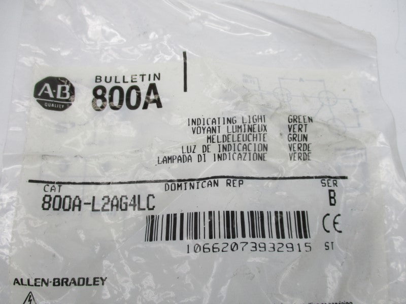 ALLEN BRADLEY 800A-L2AG4LC SER. B NSMP