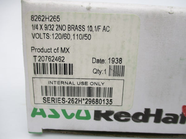 ASCO 8262H265 110/120V 30PSI 1/4" NSMP