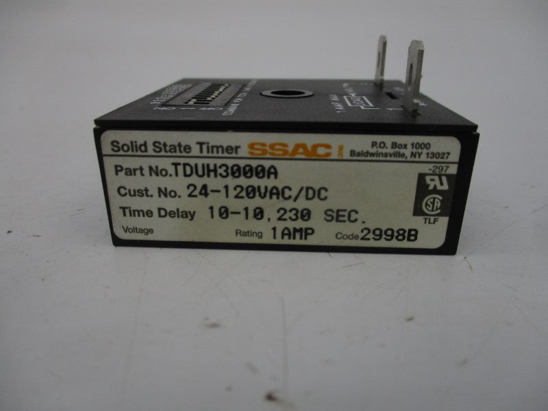 SSAC TDUH3000A 24-120VAC/DC 1A 10-10.230S NSMP