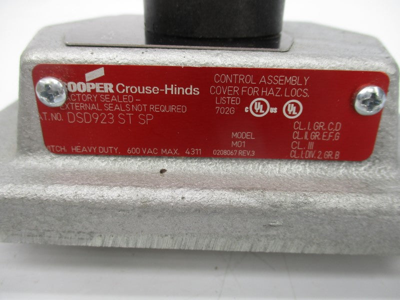 CROUSE HINDS DSD923STSP 600VAC NSMP