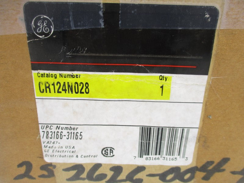 GENERAL ELECTRIC CR124N028 600VAC NSMP
