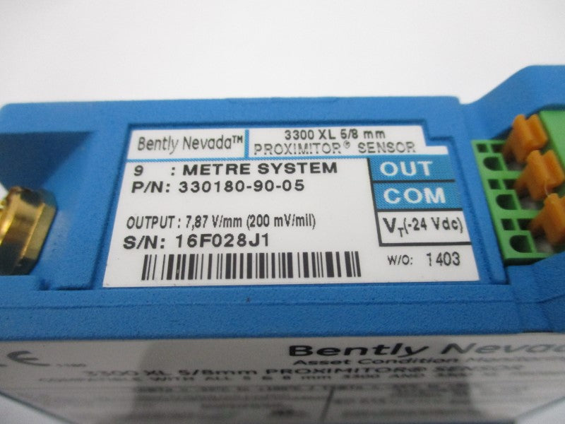 BENTLY NEVADA 330180-90-05 24VDC NSMP