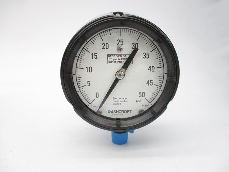 ASHCROFT 45-1279-AS-04L-3-15# 3-15PSI 0-50 4-1/2" NSMP