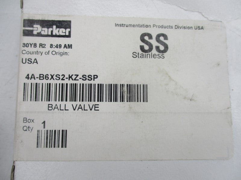 PARKER 4A-B6XS2-KZ-SSP NSMP