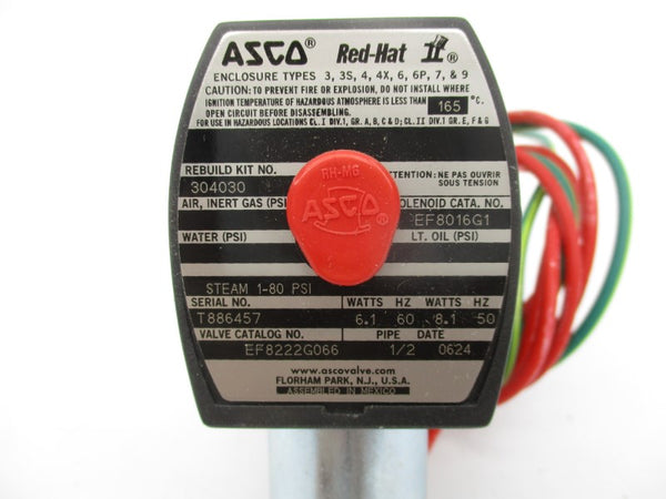 ASCO EF8222G066 110/120V 1-80PSI 1/2" NSMP