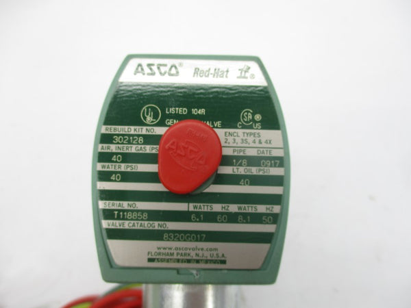 ASCO 8320G017 110/120V 40PSI 1/8" NSMP